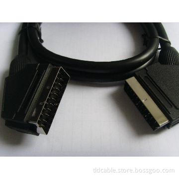High Quality 21pin Scart Cable